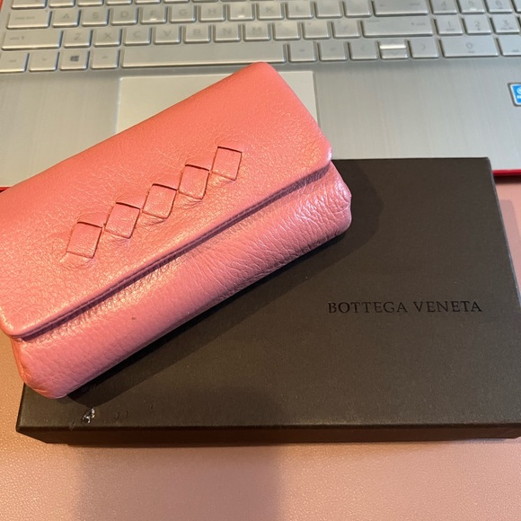 Bottega Veneta Vintage RARE Pink Wallet 196307 - Picture 8 of 9